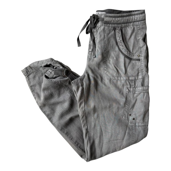 Marrakech Pants - Anthropologie Marrakech Gray Utility Cargo Pants 26 Brooklyn Lyocell Grunge Chic